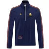 AS Roma 1/2 Zipper Windbreaker Jacket Navy 2026
