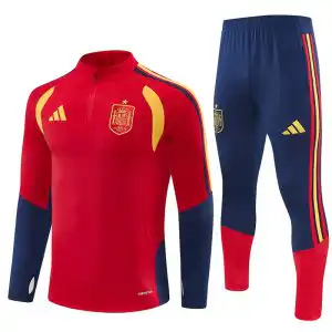 Spain 1/4 Zipper Sweat Kit(Top+Pants) Red 2026