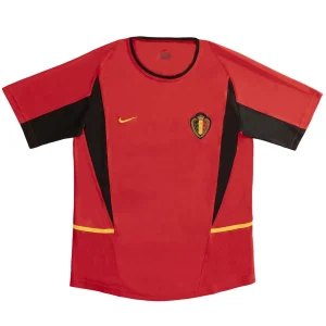 Retro Belgium Home Jersey World Cup 2002