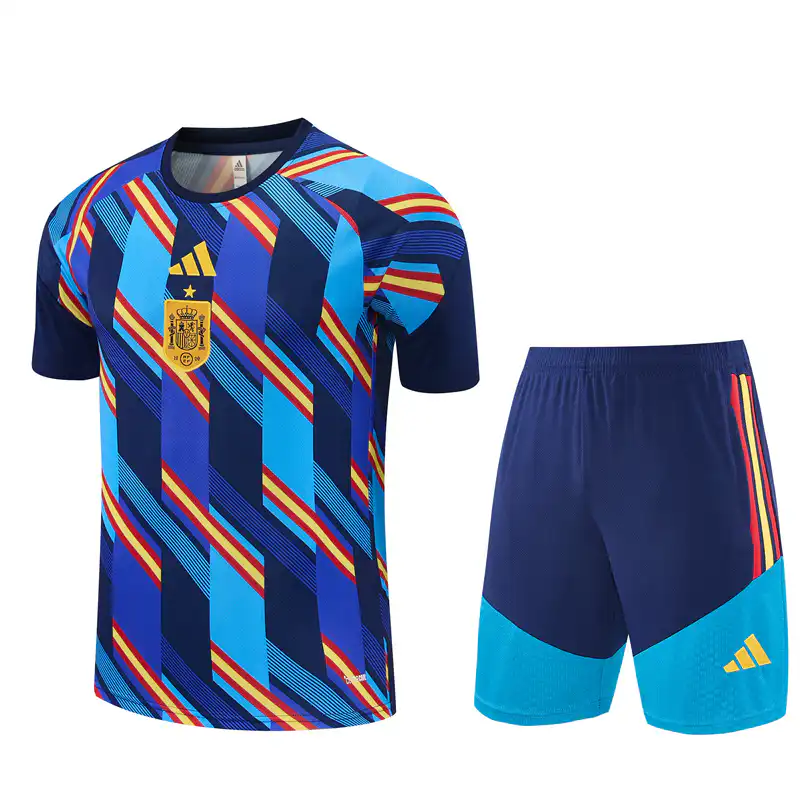 4ff12248 Spain Tiro 2026 Competition Training(Top+shorts) Royal blue