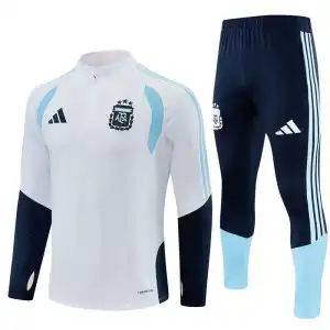Argentina 1/4 Zipper Sweat Kit(Top+Pants) Whtie 2026