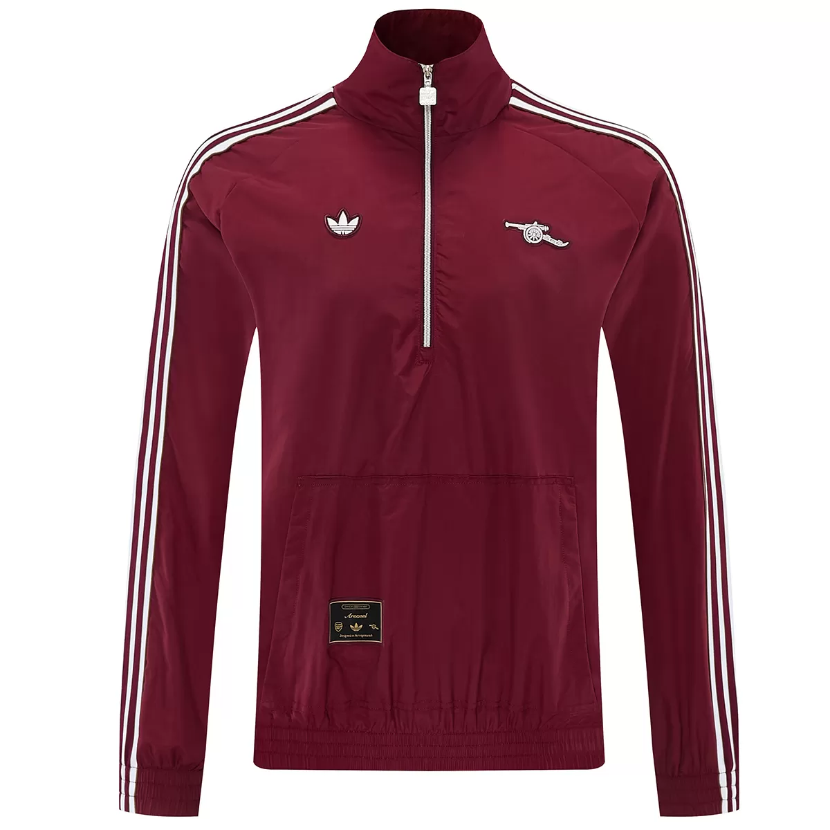 Arsenal 1.2 Zipper Windbreaker Jacket Red 2026 Arsenal 1/2 Zipper Windbreaker Jacket Red 2026