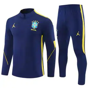 Spain 1/4 Zipper Sweat Kit(Top+Pants) Blue 2026/27