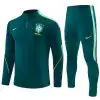 Brazil 1/4 Zipper Sweat Kit(Top+Pants) Dark green 2026/27