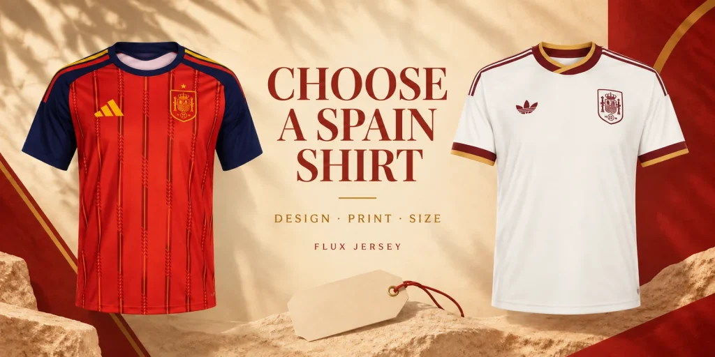 Spain Jersey 2026: Design, Printing and Item-Specific Sizing — editorial cover