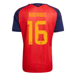 RODRIGO #16 Spain Home Winners 2 Star Jersey 2026