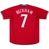 BECKHAM #7 Retro England Away Jersey World Cup 2002