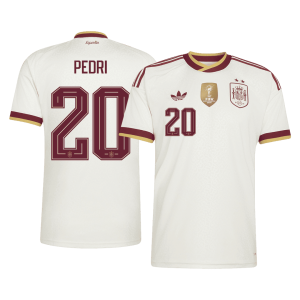 PEDRI #20 Spain Away 2 Star Jersey World Cup 2026