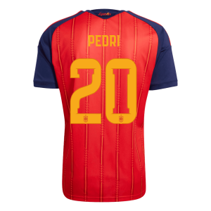 PEDRI #20 Spain Home Winners 2 Star Jersey 2026
