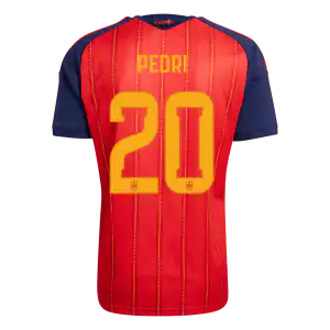 PEDRI #20 Spain Home Winners 2 Star Jersey 2026