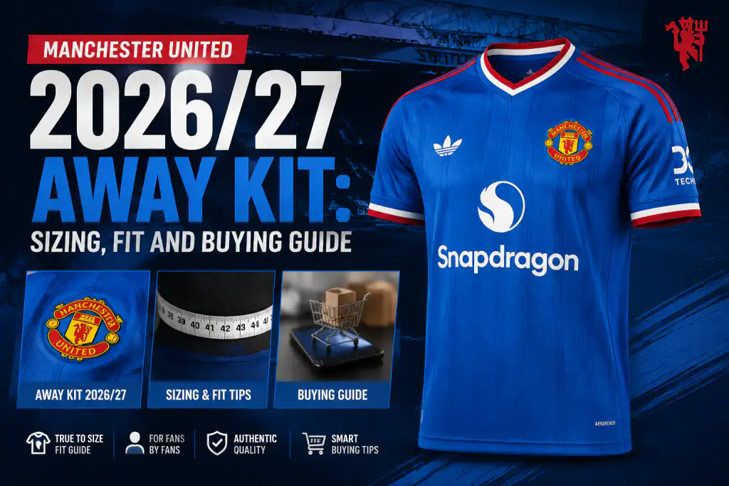 Manchester United 2026/27 Away Kit: Sizing, Fit and Buying Guide