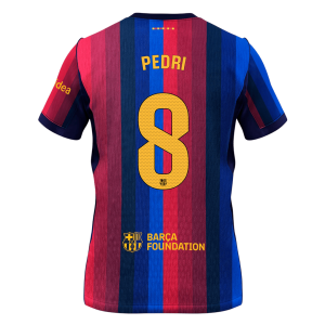 PEDRI #8 Barcelona Home Jersey 2026/27