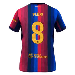 PEDRI #8 Barcelona Home Jersey 2026/27