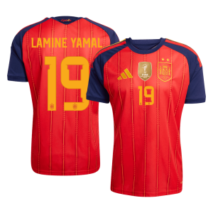 LAMINE YAMAL #19 Spain Home Winners 2 Star Jersey 2026