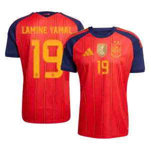 LAMINE YAMAL #19 Spain Home Winners 2 Star Jersey 2026