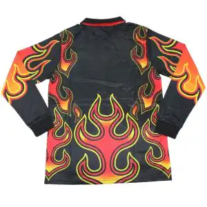Retro Japan Goalkeeper Long Sleeve Jersey Orange World Cup 1998