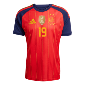 LAMINE YAMAL #19 Spain Home Winners 2 Star Jersey 2026