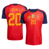 PEDRI #20 Spain Home Winners 2 Star Jersey 2026