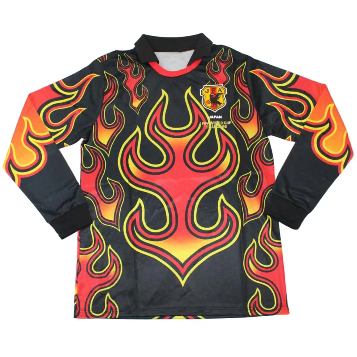 Retro Japan Goalkeeper Long Sleeve Jersey Orange World Cup 1998 – 3 Retro Japan Goalkeeper Long Sleeve Jersey Orange World Cup 1998