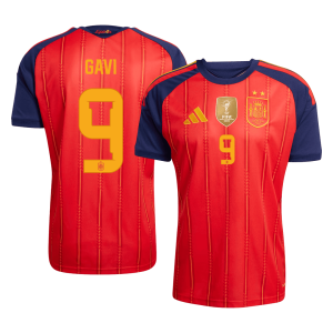 GAVI #9 Spain Home Winners 2 Star Jersey 2026