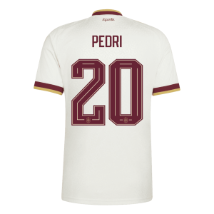 PEDRI #20 Spain Away 2 Star Jersey World Cup 2026