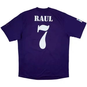 RAUL #7 Retro Real Madrid Centenary Third Jersey 2002/03