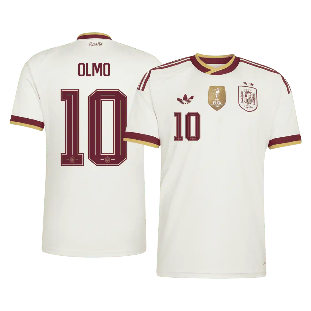 OLMO #10 Spain Away 2 Star Jersey World Cup 2026 – 1 OLMO #10 Spain Away 2 Star Jersey World Cup 2026