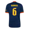 GABRIEL #6 Arsenal Away Jersey 2026/27 - UCL Font