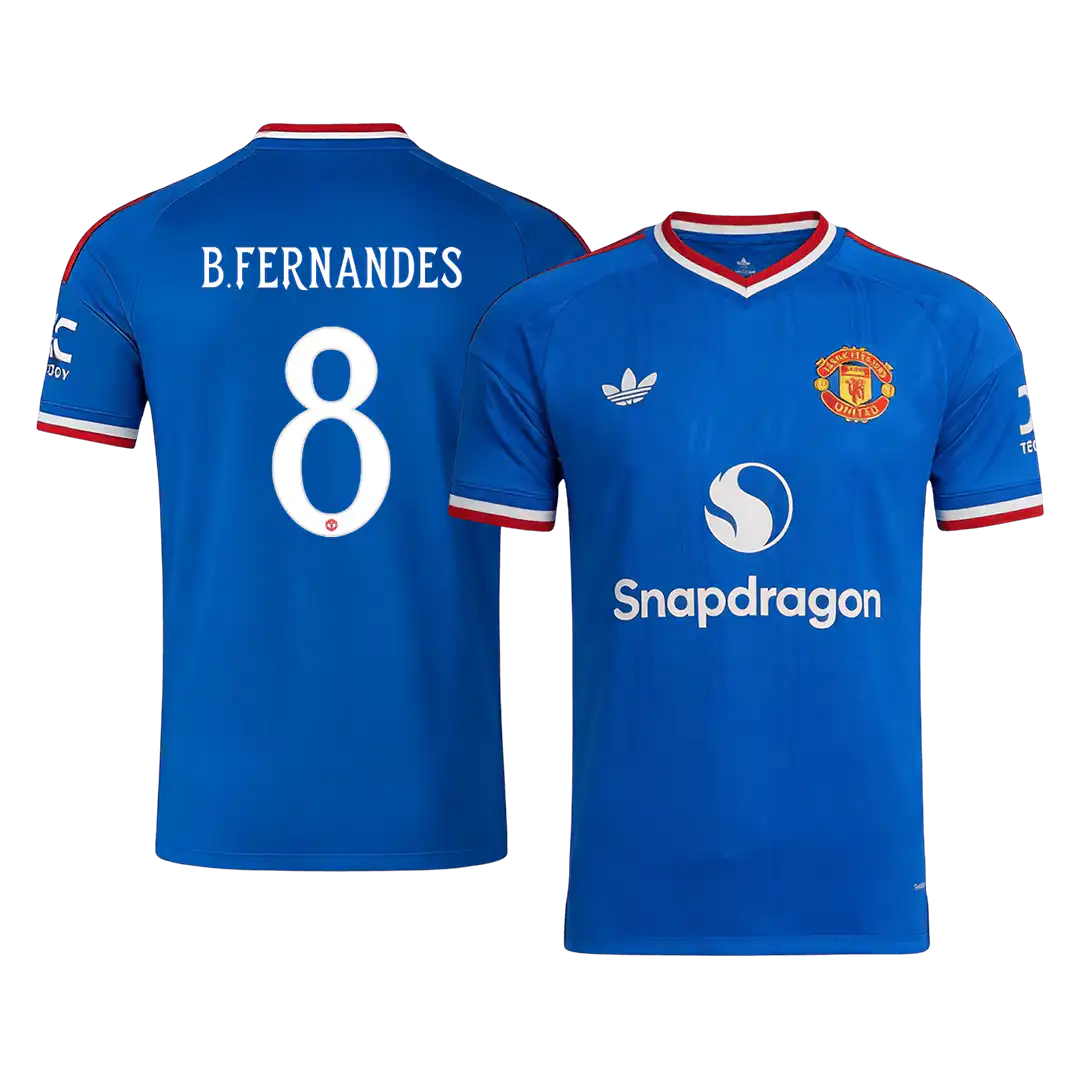 B. FERNANDES #8 Manchester United Away Jersey 2026/27 – UCL Font – 1 B. FERNANDES #8 Manchester United Away Jersey 2026/27 - UCL Font