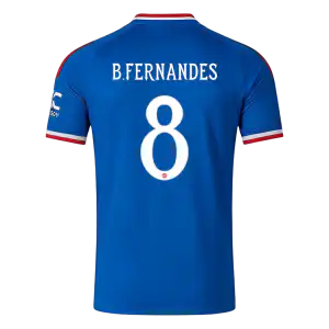 B. FERNANDES #8 Manchester United Away Jersey 2026/27 - UCL Font