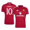CUNHA #10 Manchester United Home Jersey 2026/27 - UCL Font