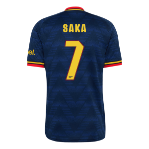 SAKA #7 Arsenal Away Jersey 2026/27 - UCL Font