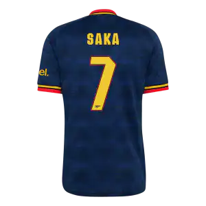 SAKA #7 Arsenal Away Jersey 2026/27 - UCL Font