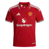 CUNHA #10 Manchester United Home Jersey 2026/27 - UCL Font