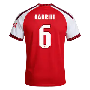 GABRIEL #6 Arsenal Home Jersey 2026/27 - UCL Font