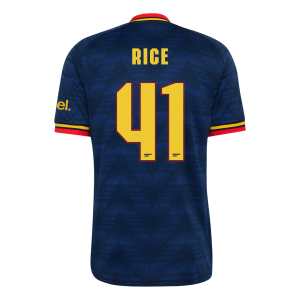 RICE #41 Arsenal Away Jersey 2026/27 - UCL Font