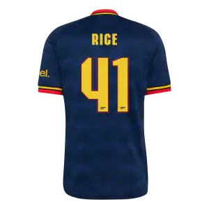 RICE #41 Arsenal Away Jersey 2026/27 - UCL Font