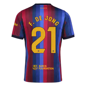 F. DE JONG #21 Barcelona Home Jersey 2026/27