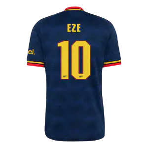 EZE #10 Arsenal Away Jersey 2026/27 - UCL Font