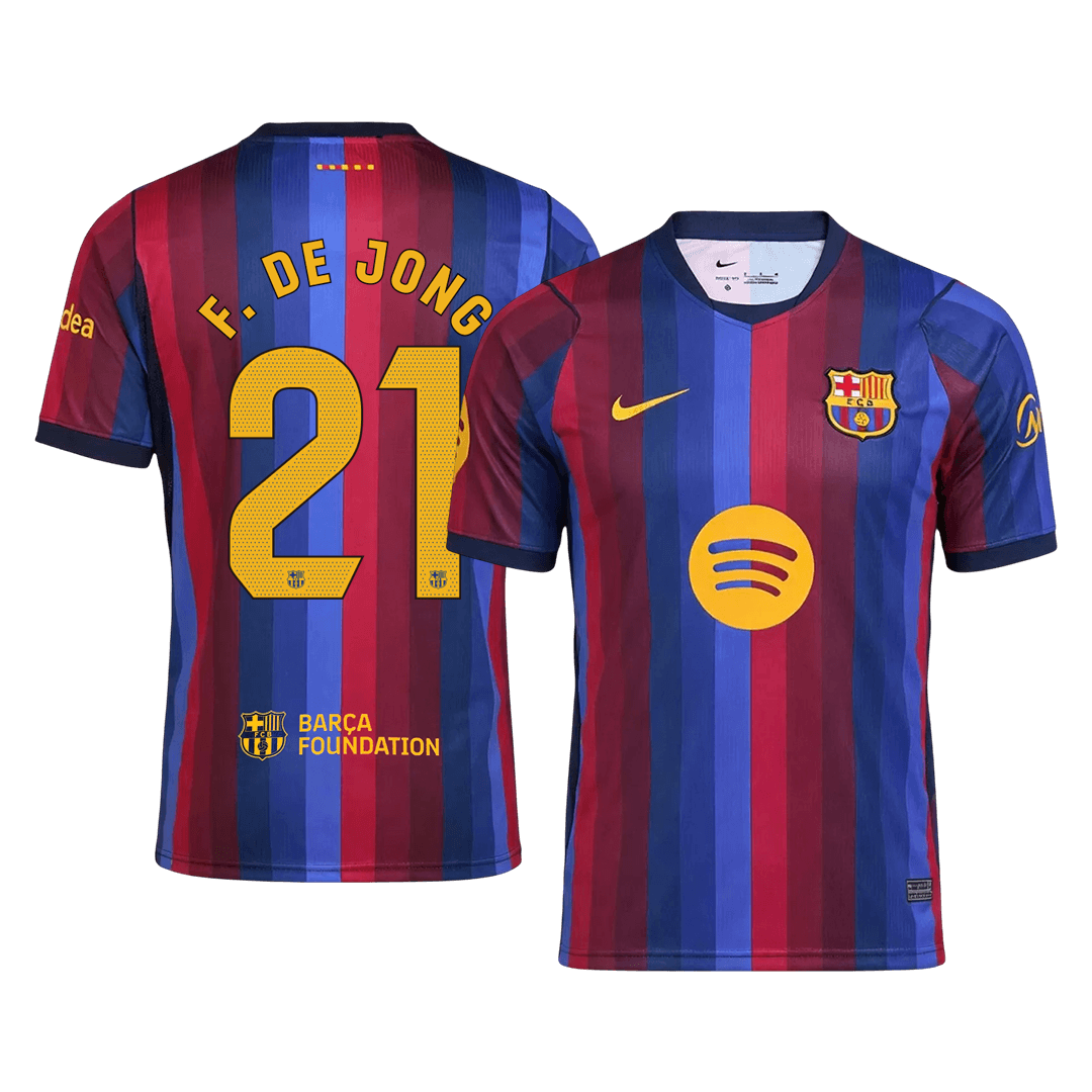 F. DE JONG #21 Barcelona Home Jersey 2026/27 – 1 F. DE JONG #21 Barcelona Home Jersey 2026/27