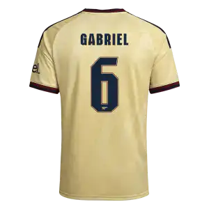 GABRIEL #6 Arsenal Third Jersey 2026/27 - UCL Font