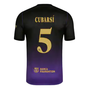 CUBARSÍ #5 Barcelona Away Jersey 2026/27 - UCL Font