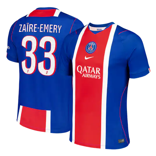 ZAÏRE-EMERY #33 PSG Home Jersey 2026/27 – 1 ZAÏRE-EMERY #33 PSG Home Jersey 2026/27