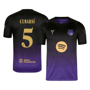 CUBARSÍ #5 Barcelona Away Jersey 2026/27 - UCL Font