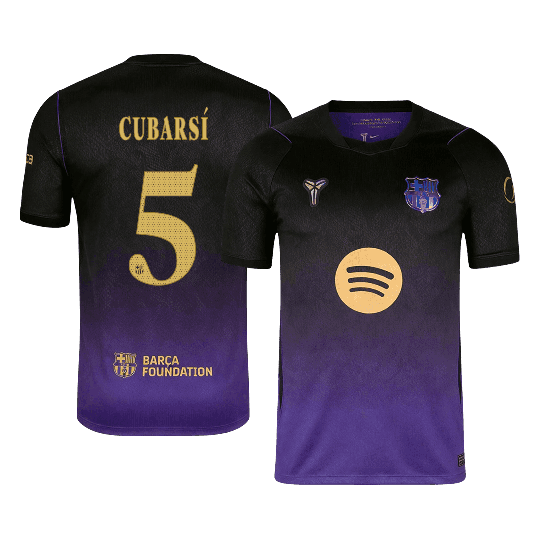 CUBARSÍ #5 Barcelona Away Jersey 2026/27 – UCL Font – 1 CUBARSÍ #5 Barcelona Away Jersey 2026/27 - UCL Font