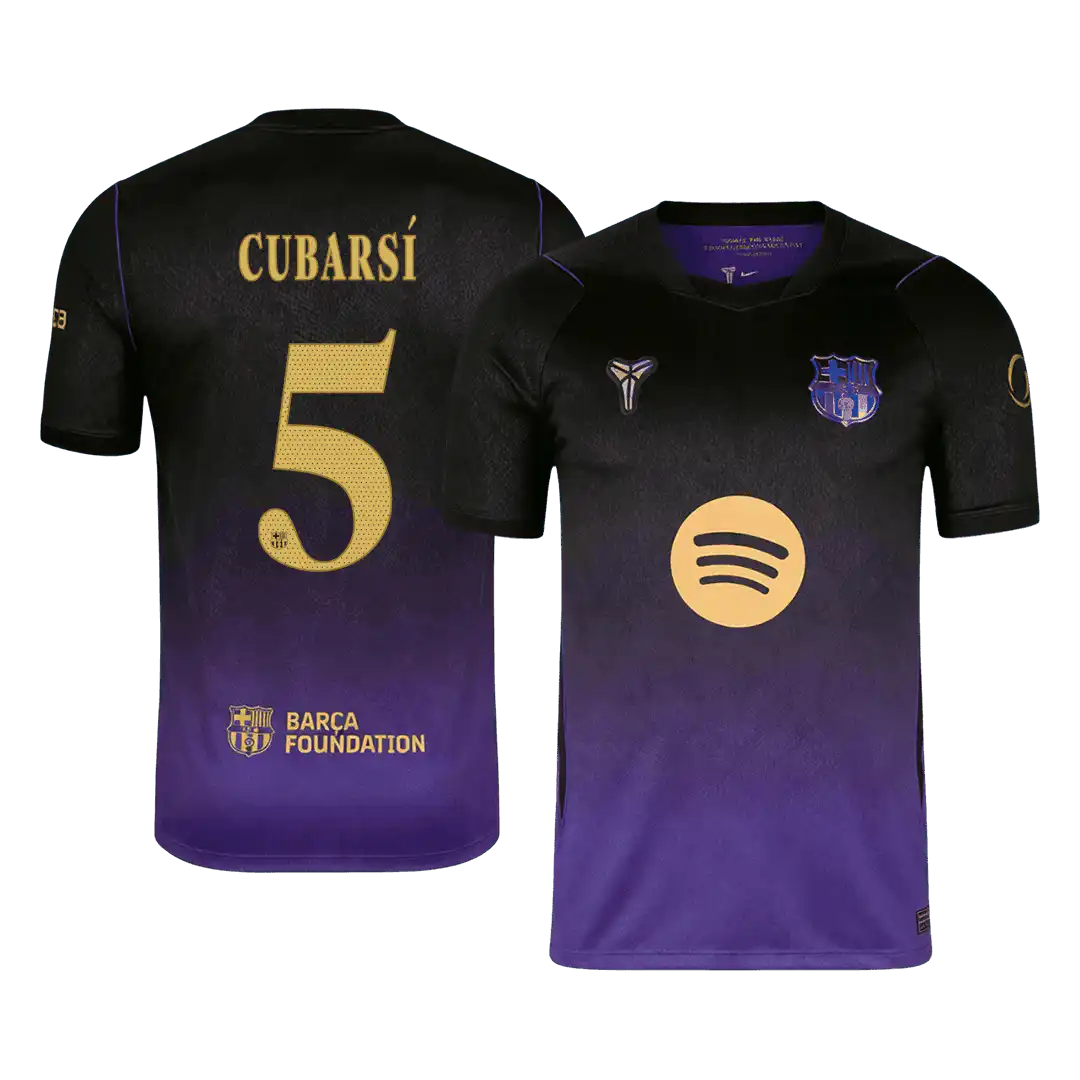 CUBARSÍ #5 Barcelona Away Jersey 2026/27 – UCL Font – 1 CUBARSÍ #5 Barcelona Away Jersey 2026/27 - UCL Font