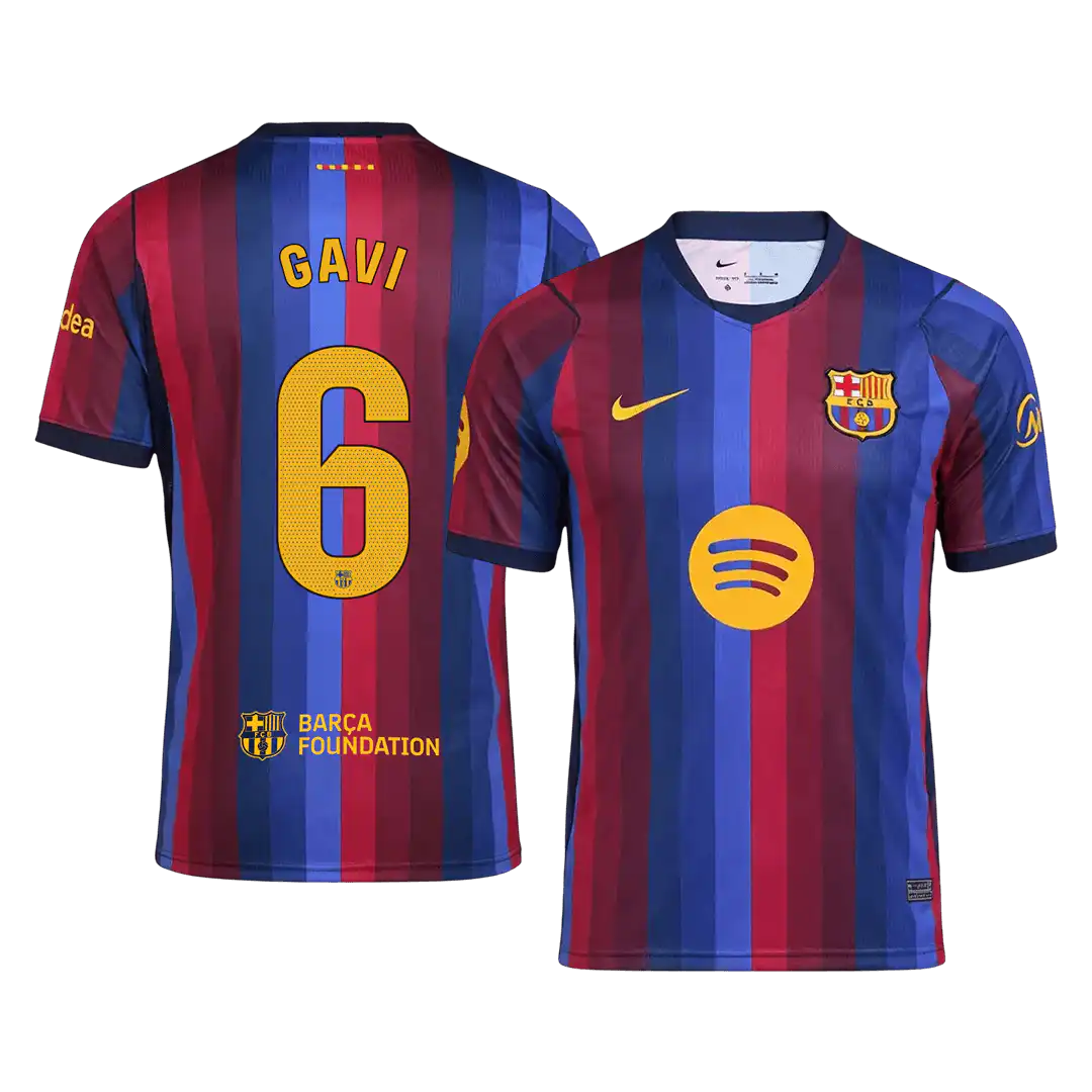 GAVI #6 Barcelona Home Jersey 2026/27 – 1 GAVI #6 Barcelona Home Jersey 2026/27