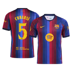 CUBARSÍ #5 Barcelona Home Jersey 2026/27 - UCL Font