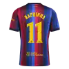 RAPHINHA #11 Barcelona Home Jersey 2026/27 - UCL Font