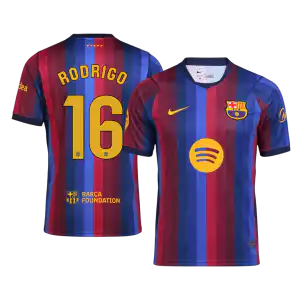 RODRIGO #16 Barcelona Home Jersey 2026/27